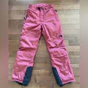 Vtg THE NORTH FACE TNF Snow Ski Pants Women’s Size 8 Burgundy/Black